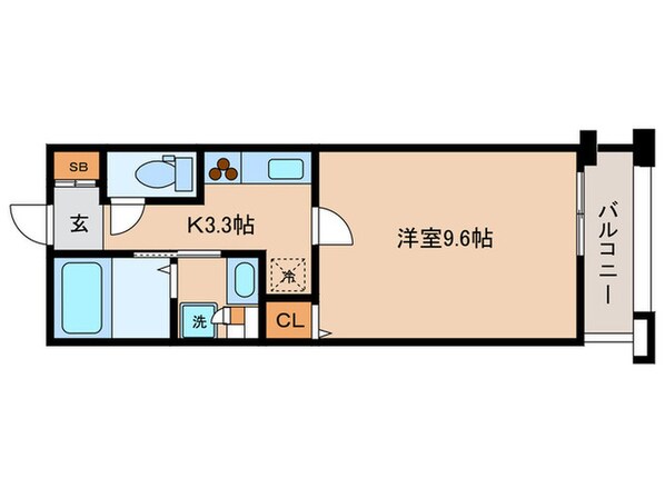 パインフィ－ルド洛東の物件間取画像